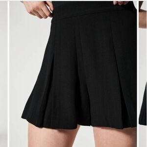 Carefree Crepe Pleated Short